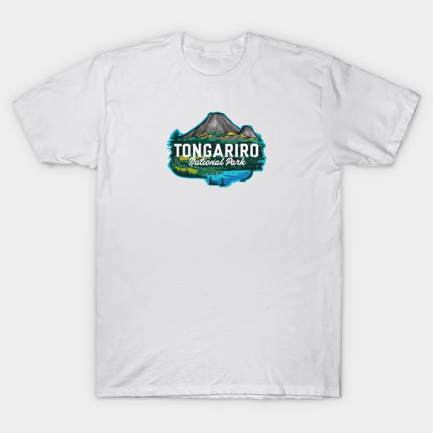 Tongariro National Park New Zealand T-Shirt by Perspektiva